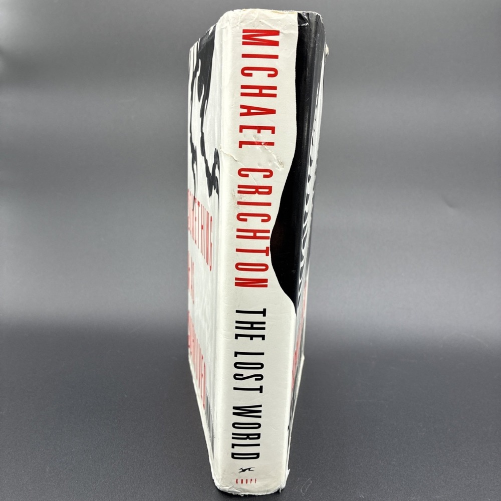 Michael Crichton The Lost World 1995 HC/DJ 1st First Trade Edition Jurassic Park - Picture 2 of 16